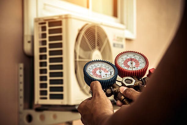Professional Hvac Maintenance technician working in Chino, CA
